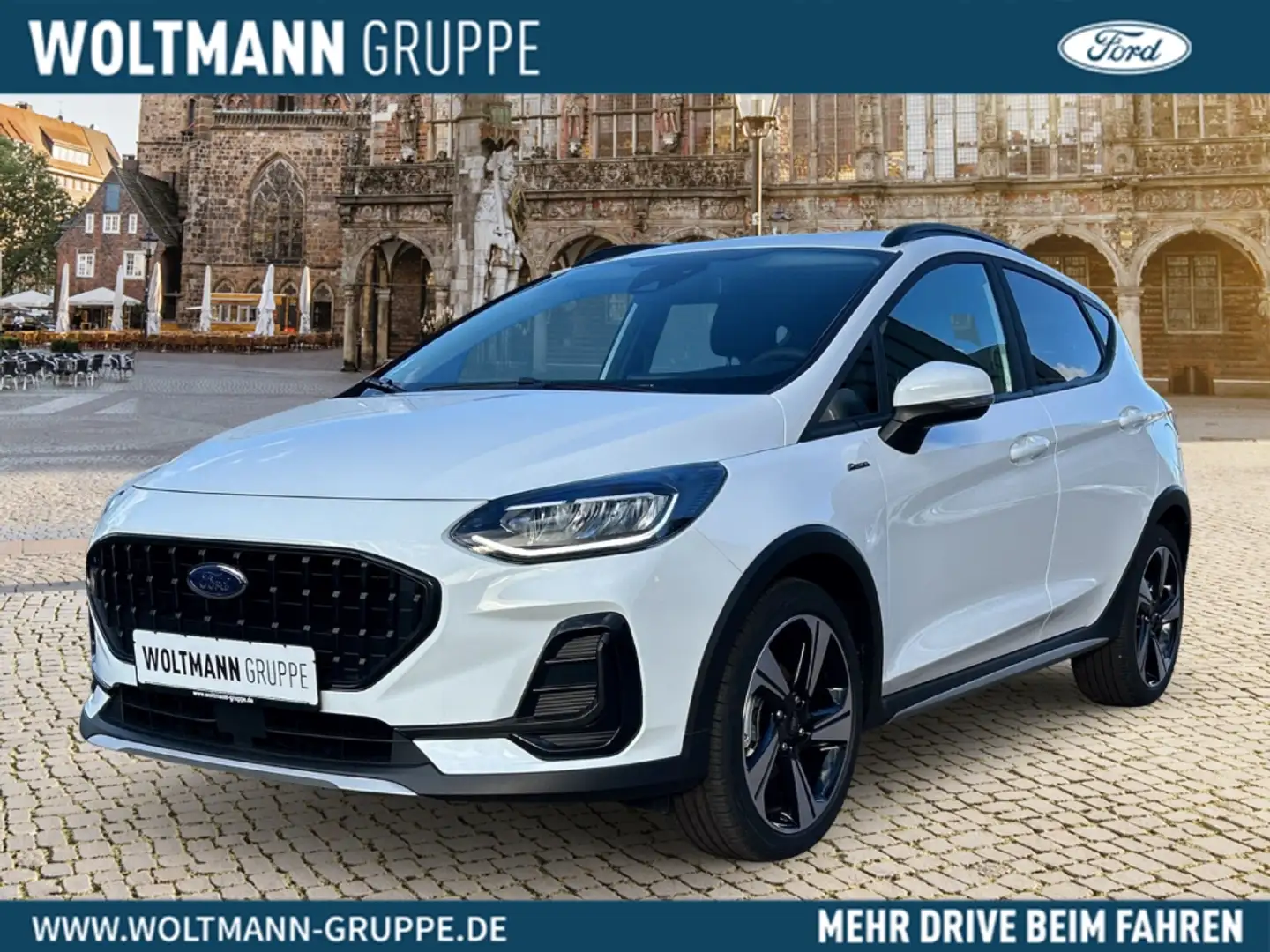 Ford Fiesta ActiveX 1.0 EcoBoost Mild-Hybrid 125PS Auto.LED Ap Weiß - 1