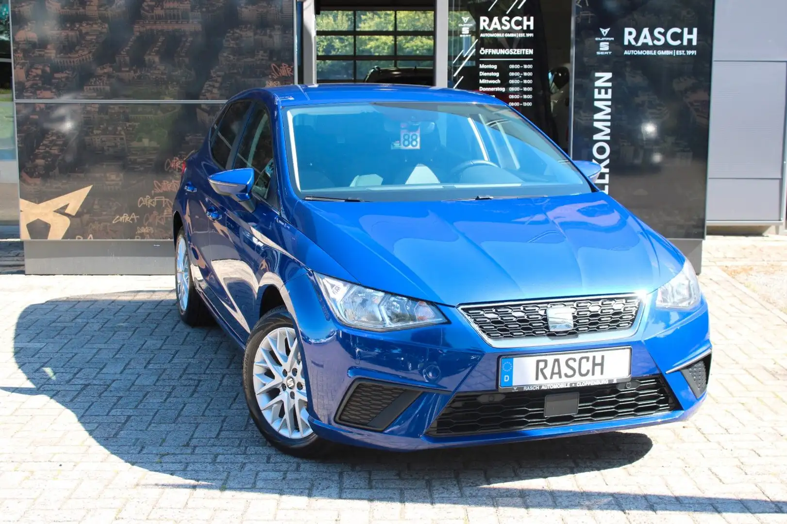 SEAT Ibiza Style 1.0 TSI +LED+KLIMA+SHZ+BTH+PDC+ZV+++ Bleu - 2