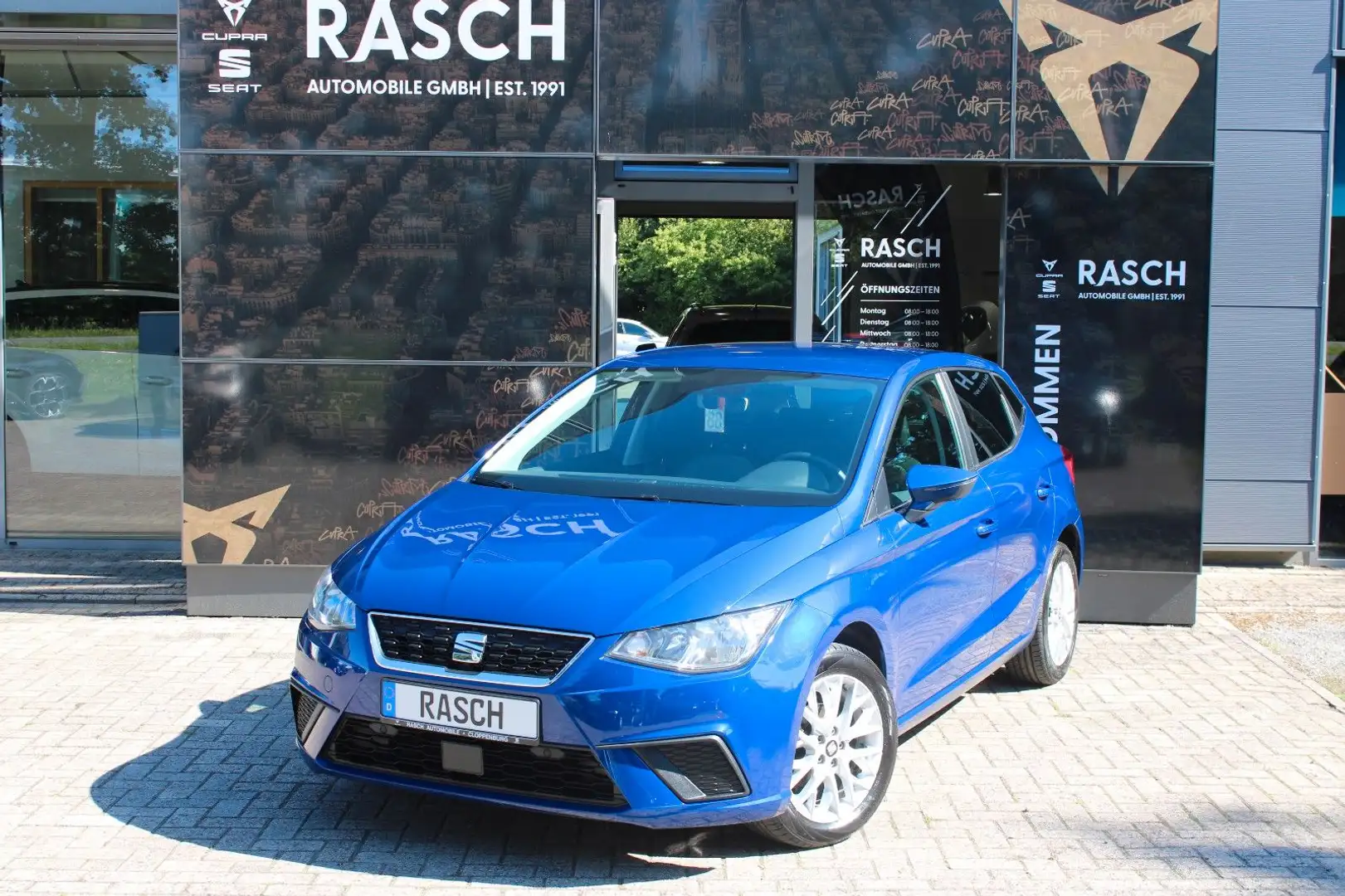 SEAT Ibiza Style 1.0 TSI +LED+KLIMA+SHZ+BTH+PDC+ZV+++ Bleu - 1