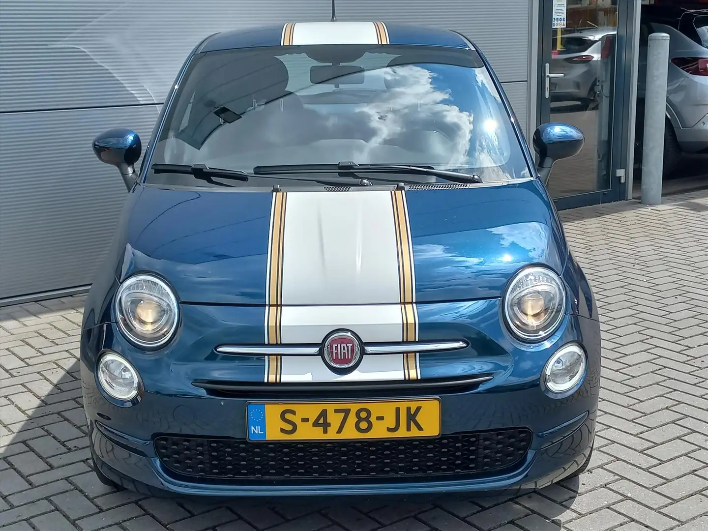 Fiat 500 1.0 70pk Hybrid Club | Airconditioning | Navigatie Bleu - 2