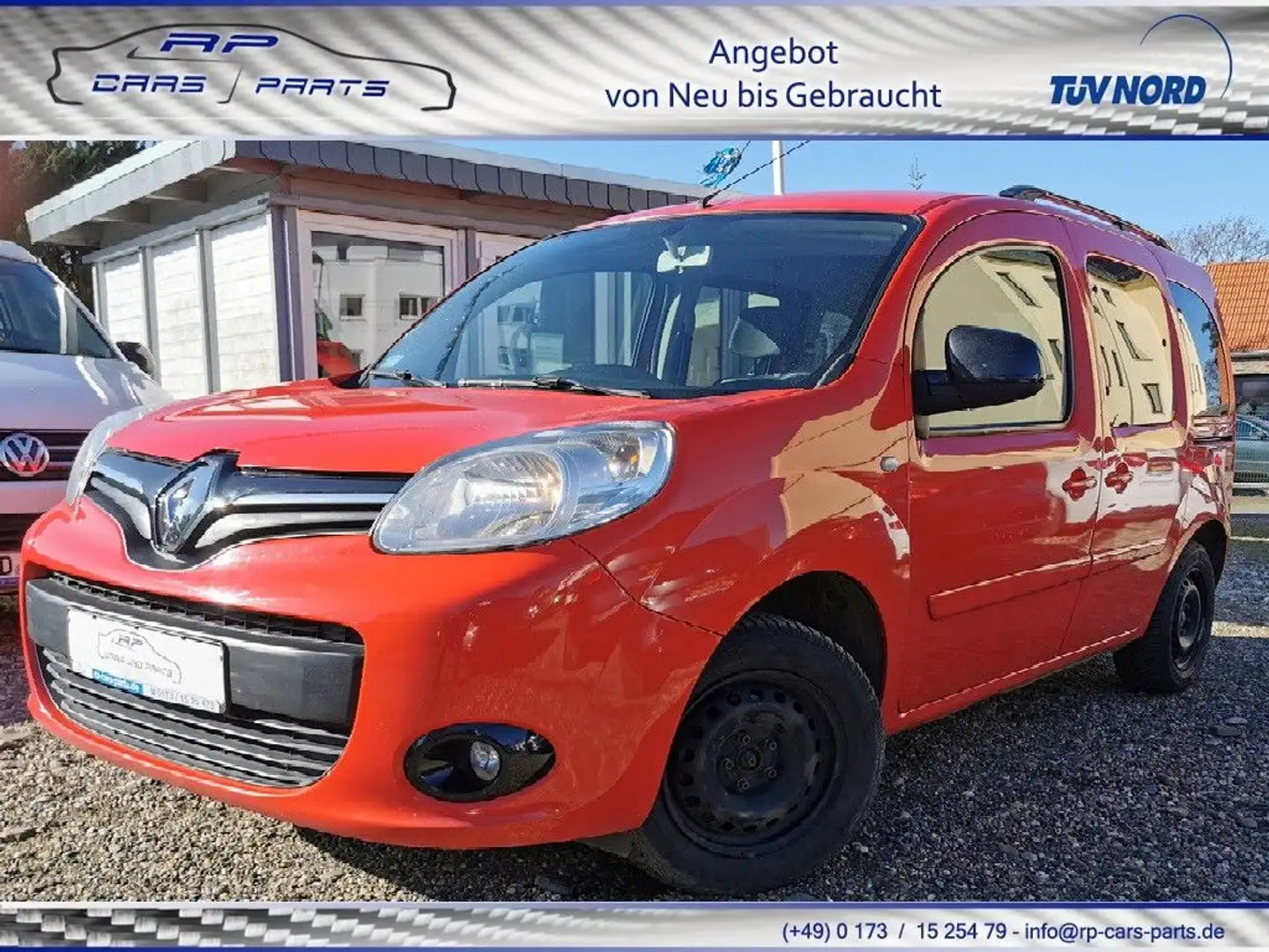 Renault Kangoo Happy Family 5 Sitze Klima elk FH Navi Rot - 1