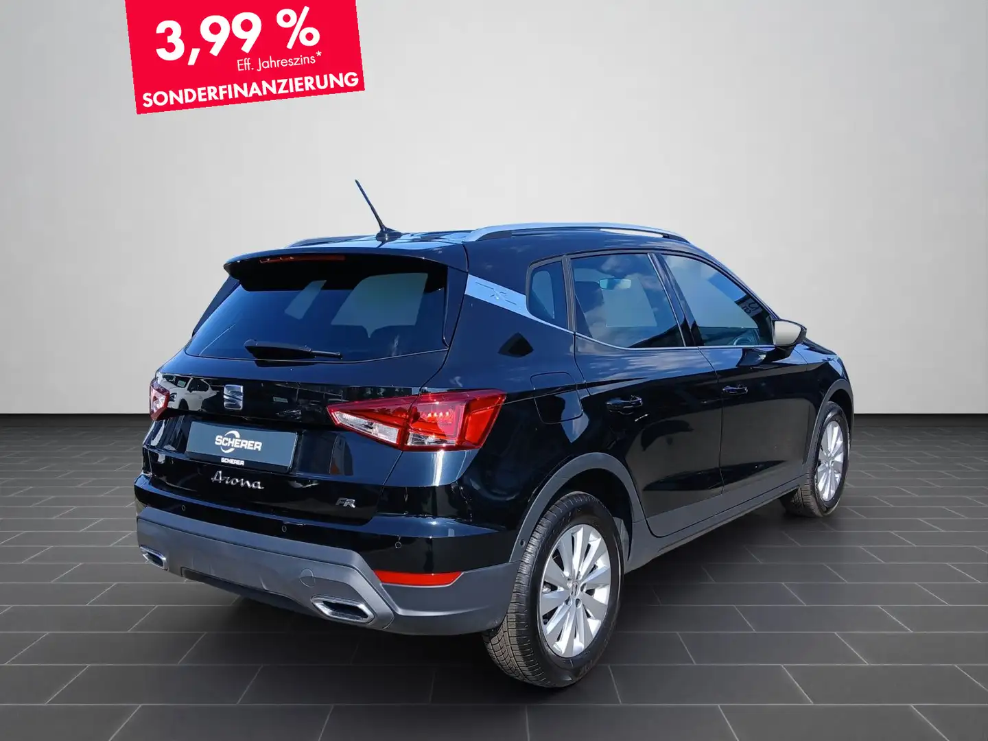 SEAT Arona FR 1.0 TSI NAVI VOLL LED RFK FULL LINK SHZ Zwart - 2