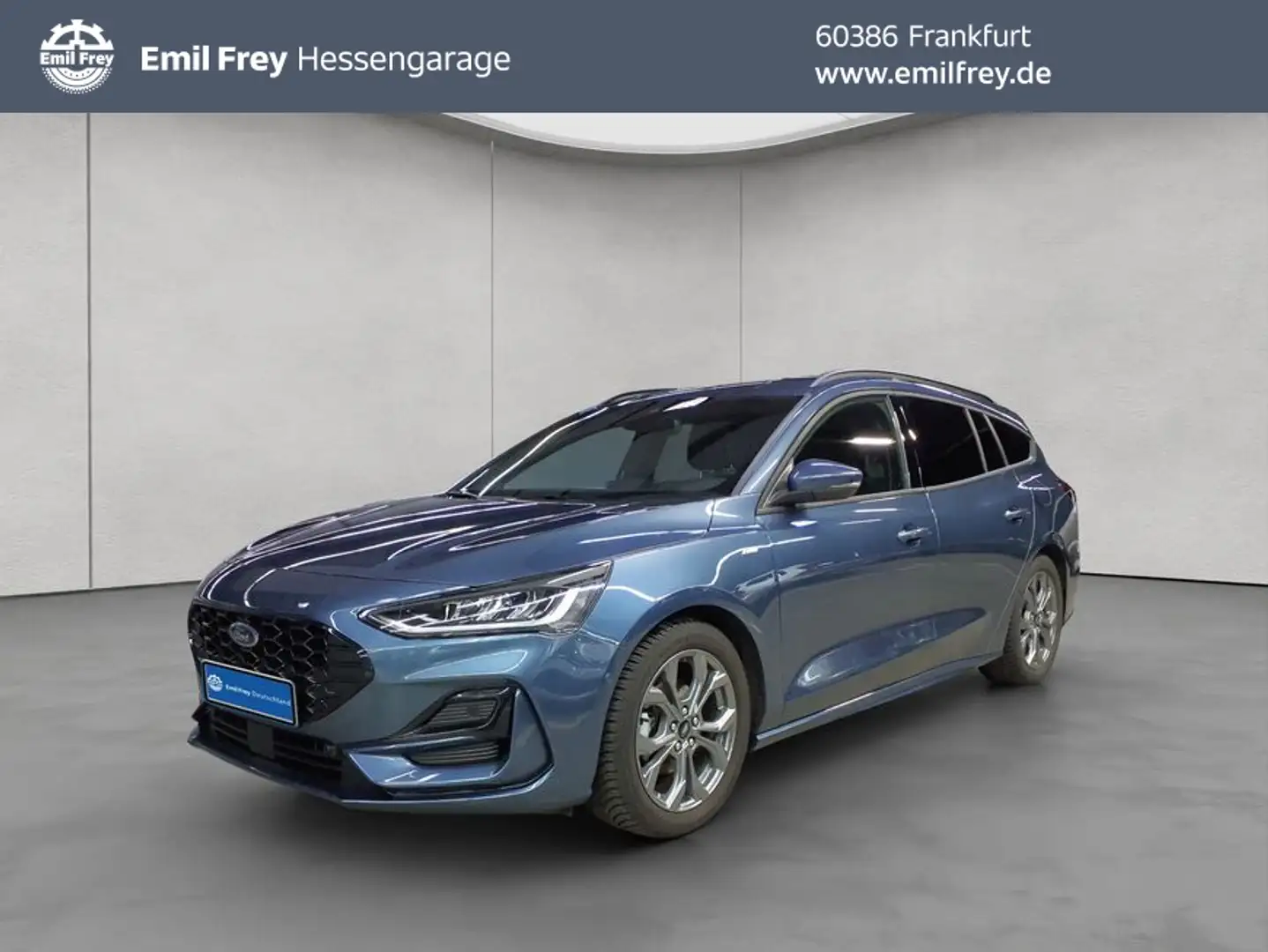 Ford Focus Turnier 1.0 EcoBoost Hybrid Aut. ST-LINE X Blau - 1