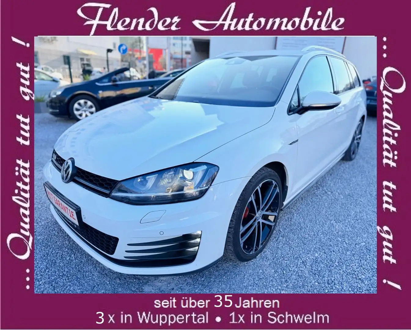 Volkswagen Golf VII Var. GTD  inkl. 3 Jahre Hausgarantie!!! Weiß - 1