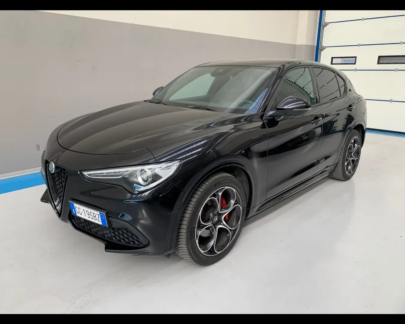Alfa Romeo Stelvio 2.2 Turbo Veloce Zwart - 1