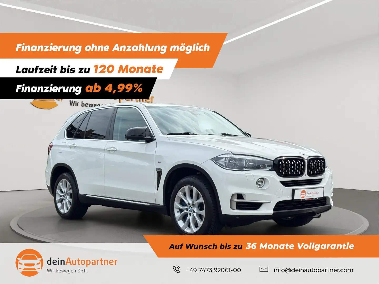 BMW X5 xDrive 50 i M Sport NAVI/LED/LEDER/PANO/HUD/RFK Weiß - 1