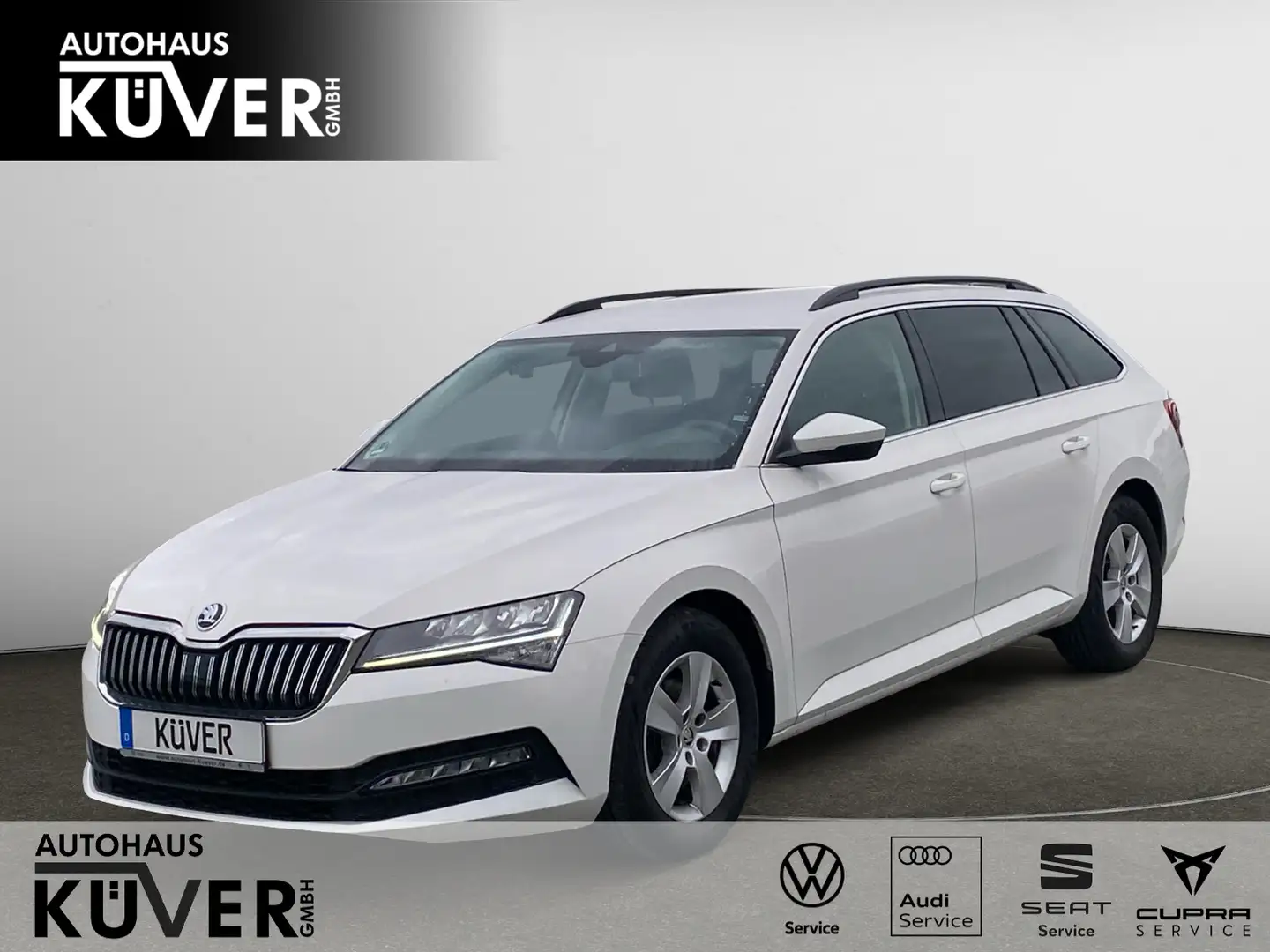 Skoda Superb Combi Ambition 2,0 TDI DSG Navi+GRA+LED Weiß - 1