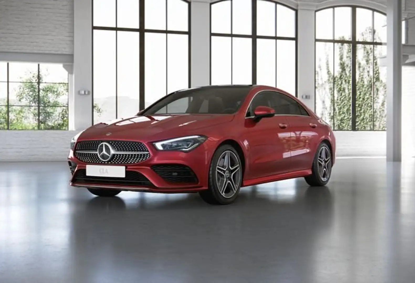 Mercedes-Benz CLA 200 Rojo - 1