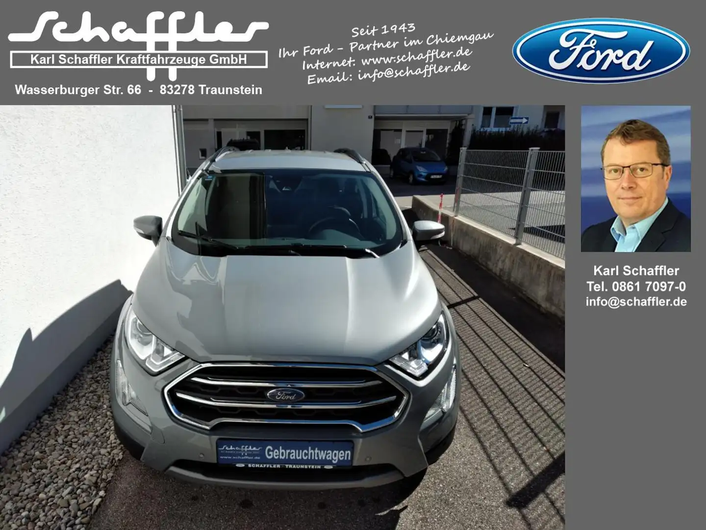 Ford EcoSport Titanium Grau - 2