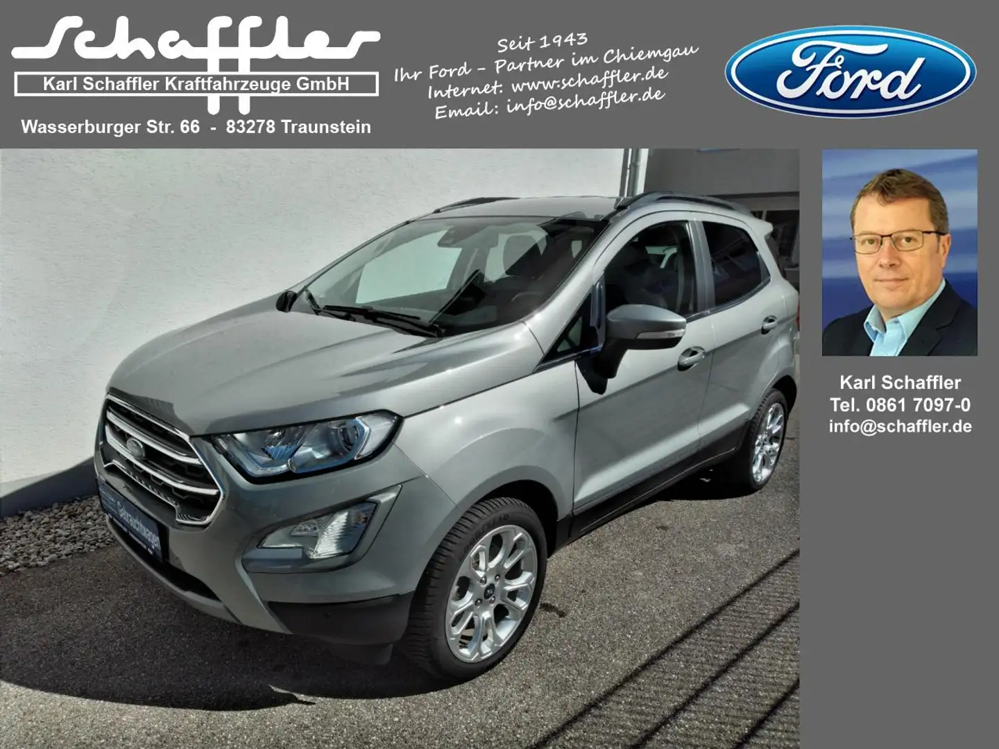 Ford EcoSport Titanium Grau - 1