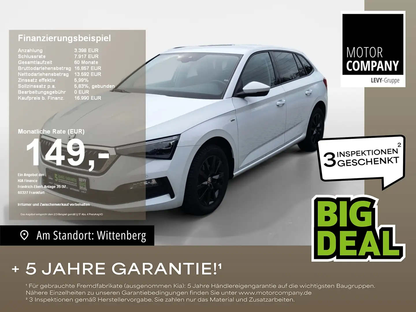 Skoda Scala 1.5 TSI Drive 125 *Kamera*SHZ*LED*ACC* Bianco - 1