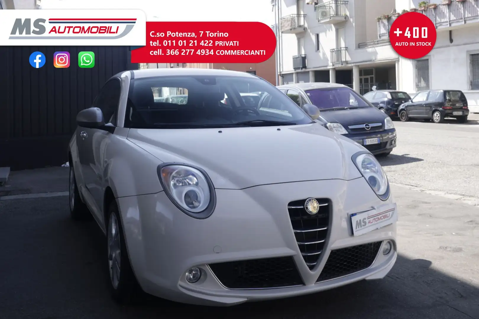 Alfa Romeo MiTo Alfa Romeo MiTo 1.4 78 CV 8V S&S Distinctive Spor Biały - 1