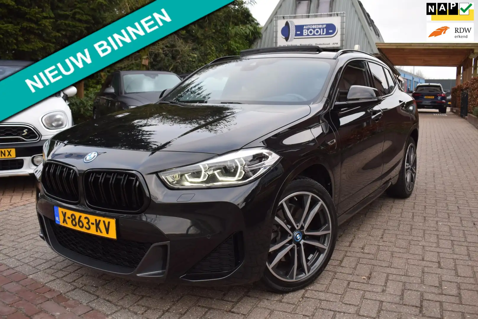 BMW X2 XDrive25e M-SPORT AUTOM/PANO DAK/HYBRIDE/CRUISE/NA Noir - 1