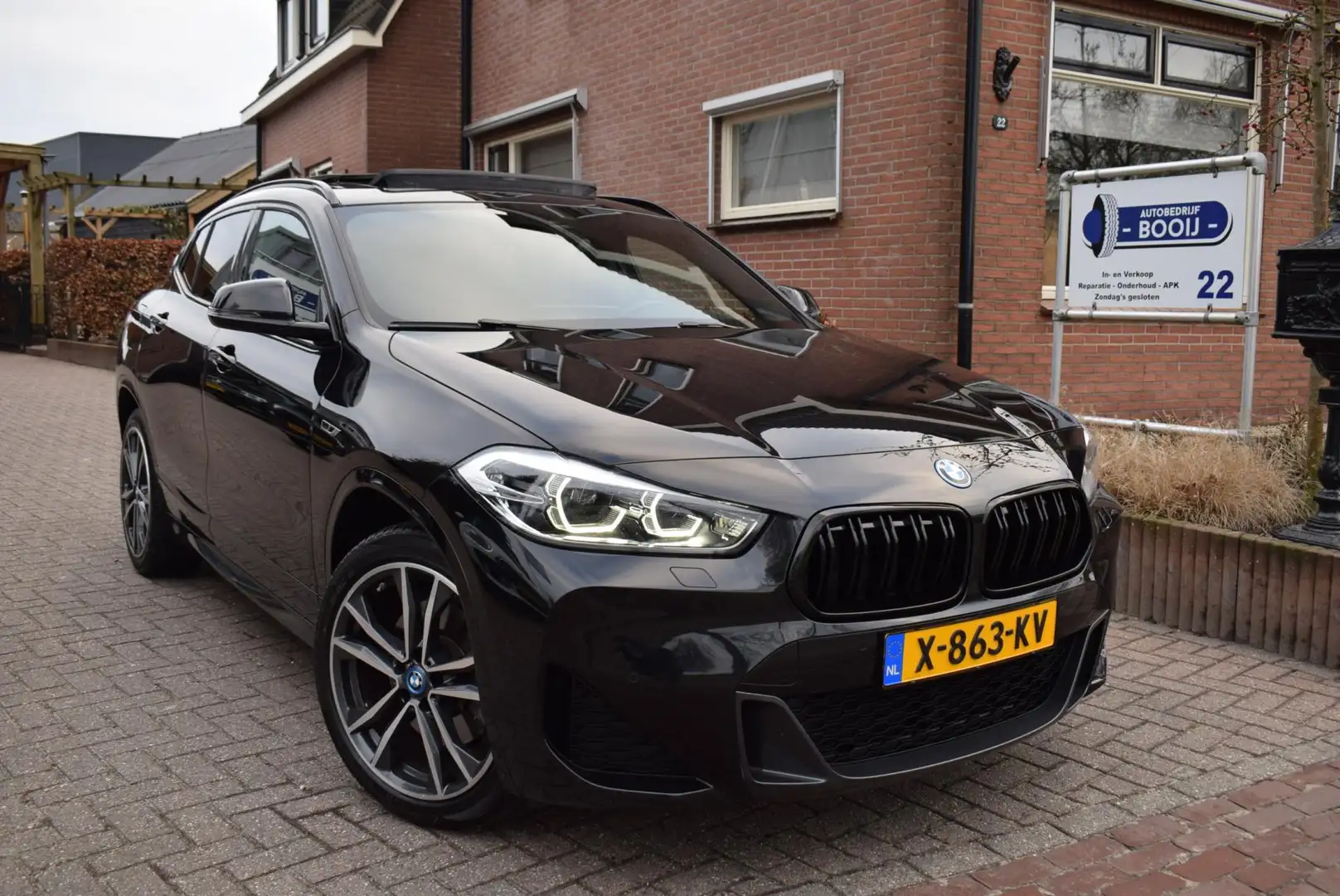 BMW X2 XDrive25e M-SPORT AUTOM/PANO DAK/HYBRIDE/CRUISE/NA Noir - 2