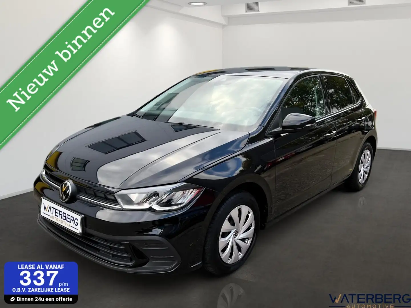 Volkswagen Polo 1.0 TSI DSG*Apple Carplay*Virtual*Keyless*Lane Ass Zwart - 1