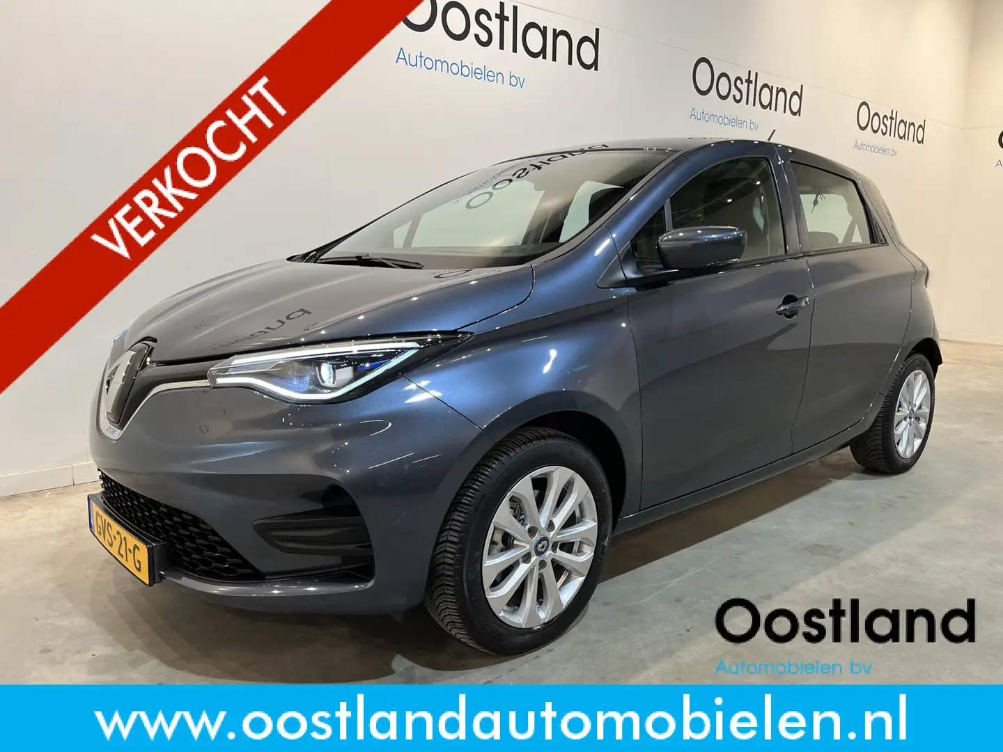 Renault ZOE R110 Experience 52 kWh (Huuraccu) / CarPlay / PDC Gris - 1