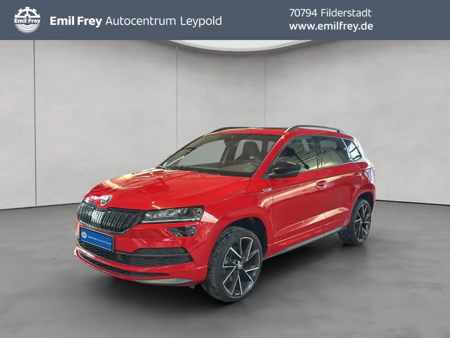 Skoda Karoq 1.5 TSI DSG Sportline Pano Rot - 1