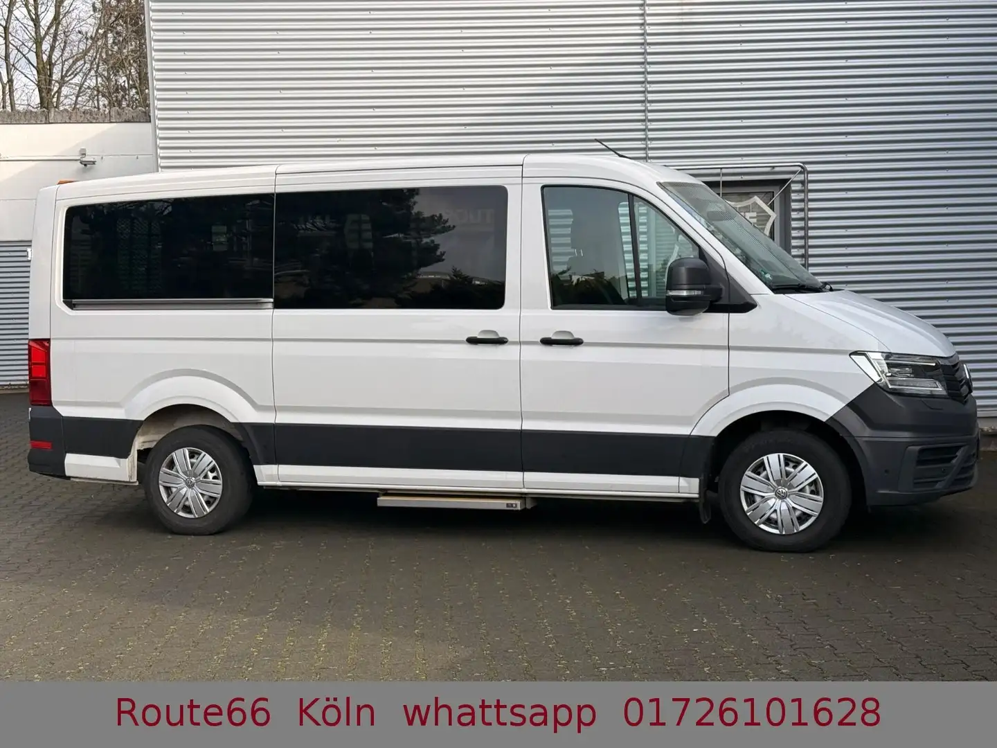 Volkswagen Crafter 9 Sitzer,Systemboden, Lift,LED,2x Klima Weiß - 2