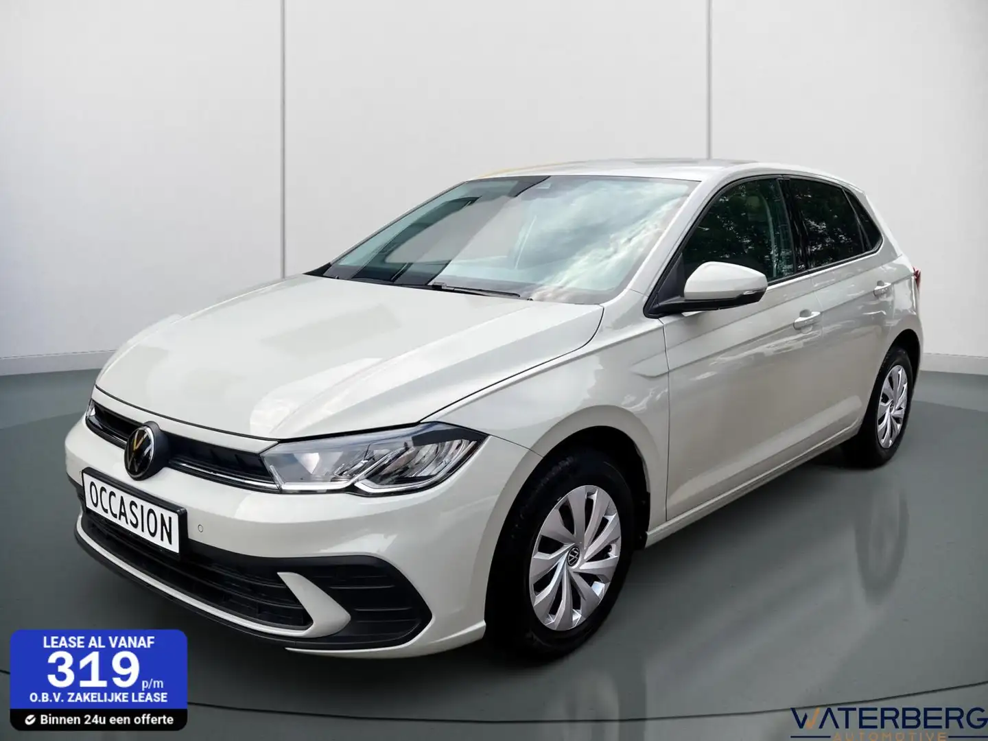 Volkswagen Polo 1.0 TSI*95 PK*Stoelvw*2024*Clima*Lane*Creme kleur Grijs - 1
