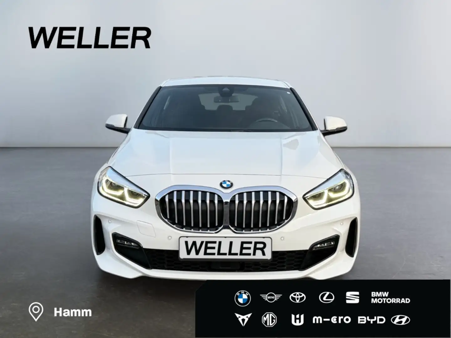 BMW 118 i M Sport *LED*HUD*ACC*M Sportsi*CAM*HiFi*SHZ* Weiß - 2