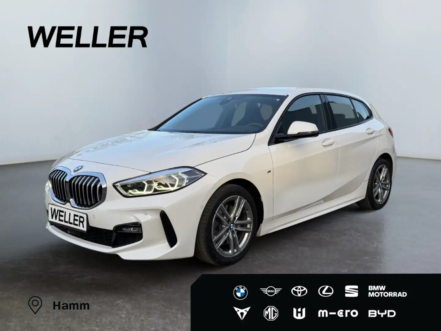 BMW 118 i M Sport *LED*HUD*ACC*M Sportsi*CAM*HiFi*SHZ* Weiß - 1