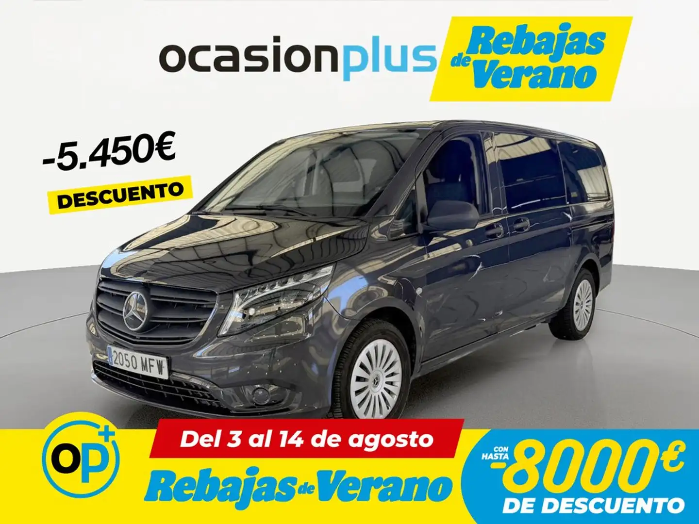Mercedes-Benz Vito Tourer 116 CDI Pro Larga 9G-Tronic Gris - 1