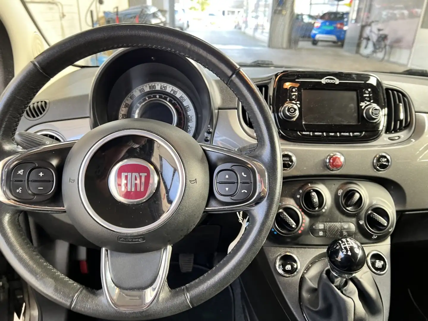 Fiat 500 0.9 TA T Popstar Cruise BTtelefoon Airco Scherm Gris - 2