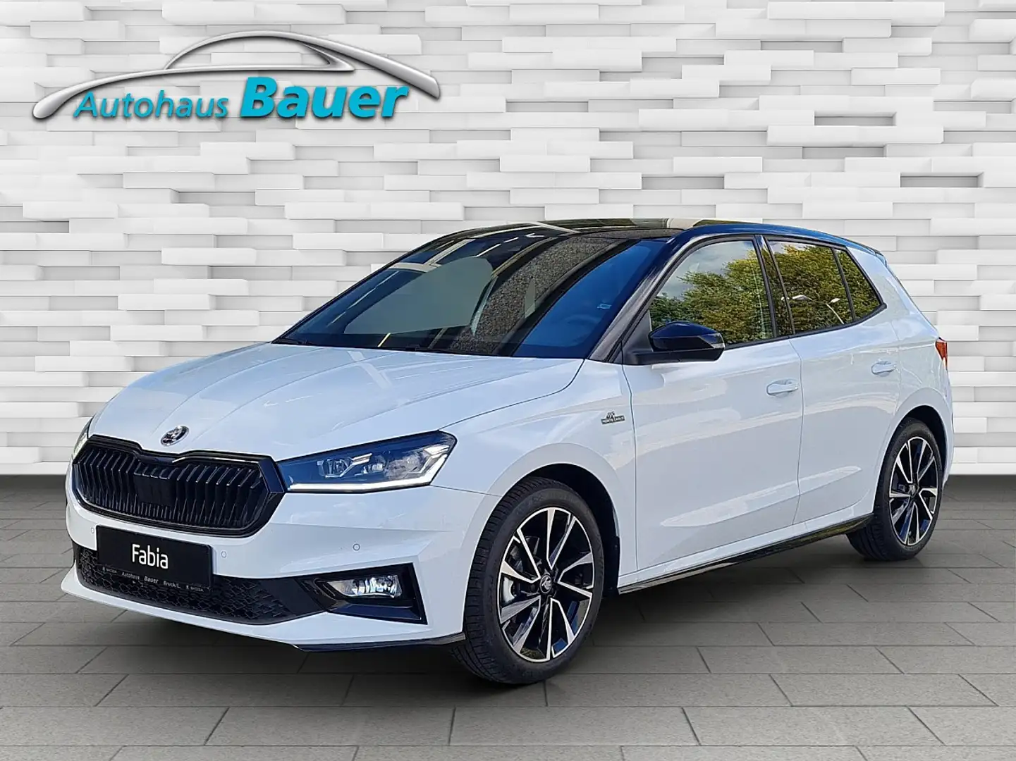 Skoda Fabia Monte Carlo 1,0 TSI Weiß - 1
