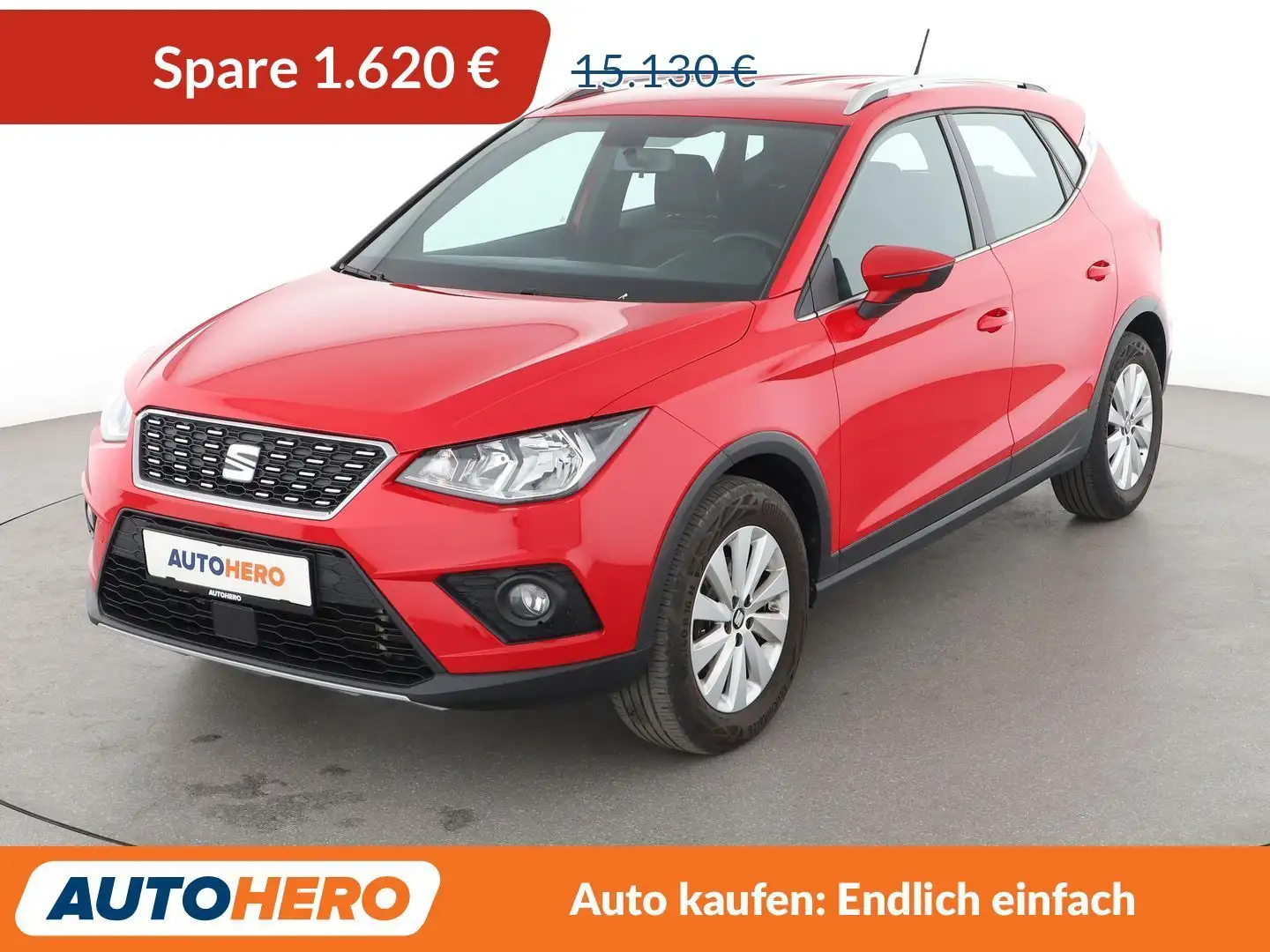 SEAT Arona 1.0 TSI Xcellence*TEMPO*PDC*KLIMA*GARANTIE* Rot - 1