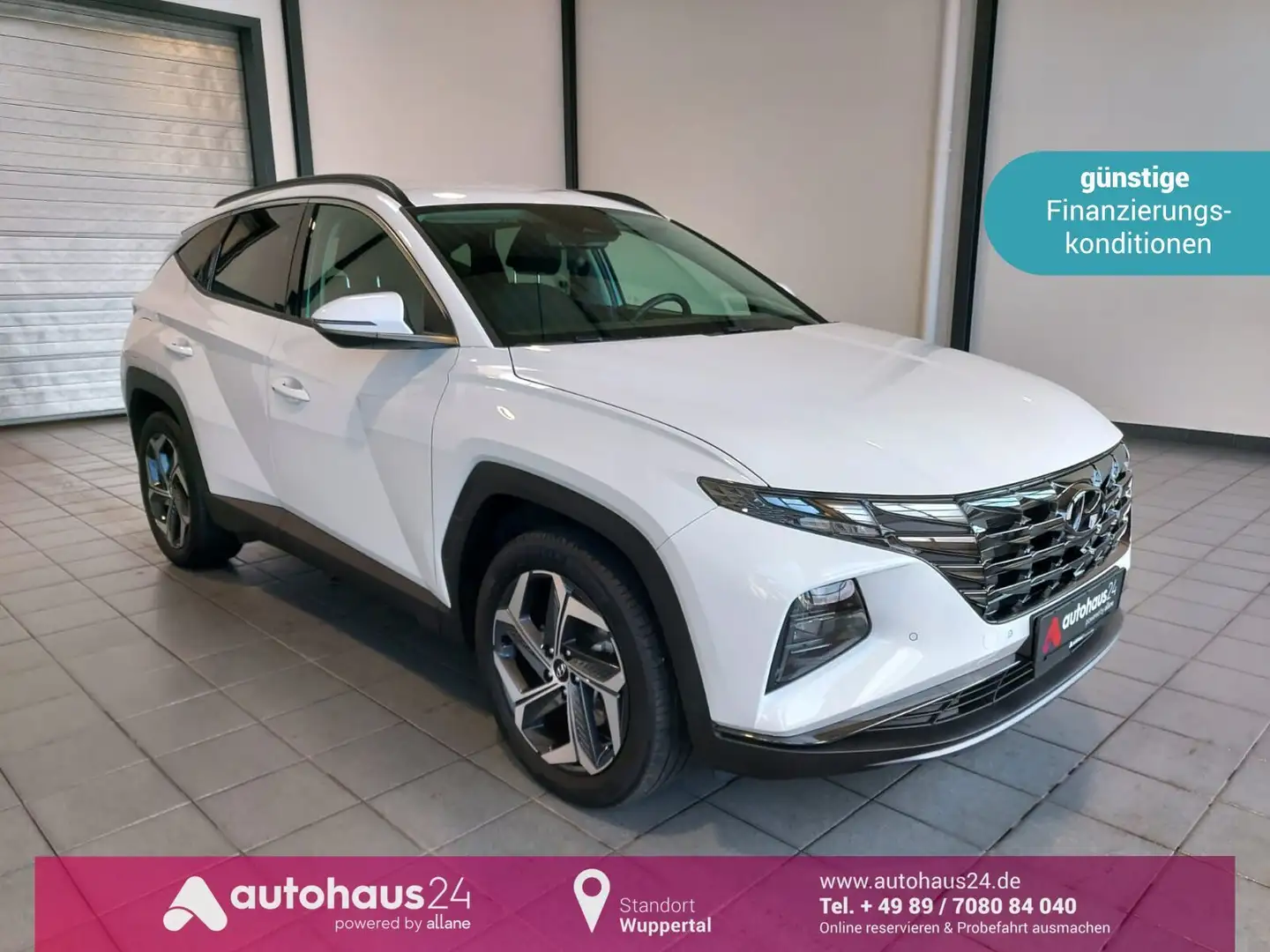 Hyundai TUCSON 1.6 T-GDI  Trend Plug-In Hybrid 4WD Blanc - 1