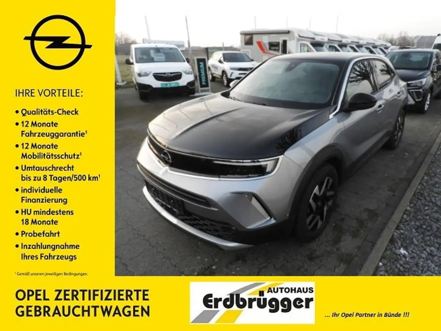 Opel Mokka Mokka-e Elegance Navi Sitzheizung Grau - 1