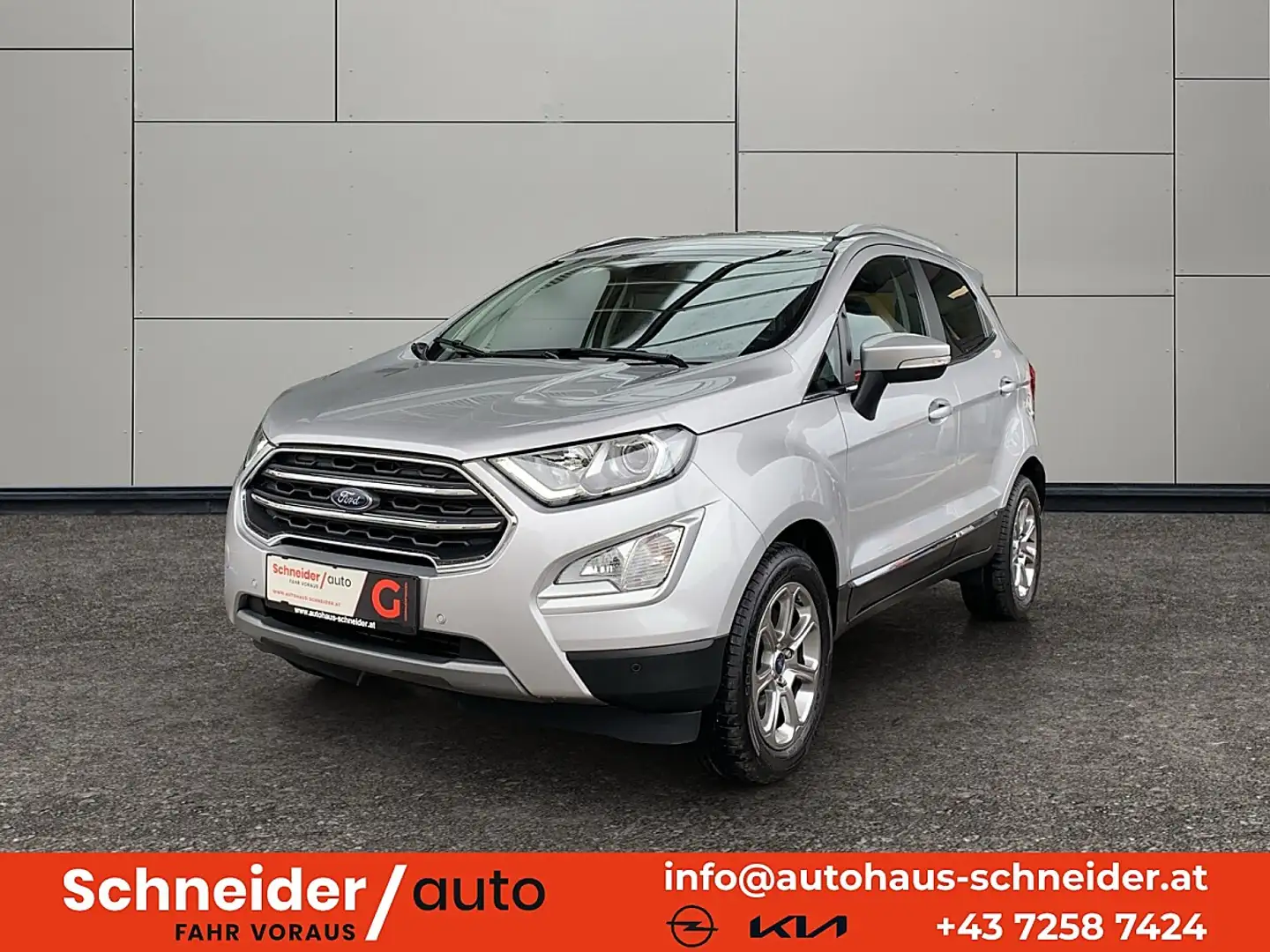 Ford EcoSport 1,0 EcoBoost Titanium Aut. Grau - 1