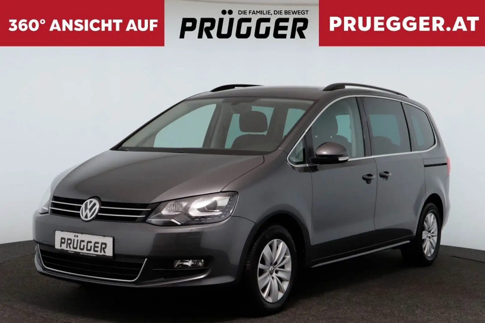 Volkswagen Sharan 2,0 TDI SCR Business DSG XENON NAVI AHV Grijs - 1