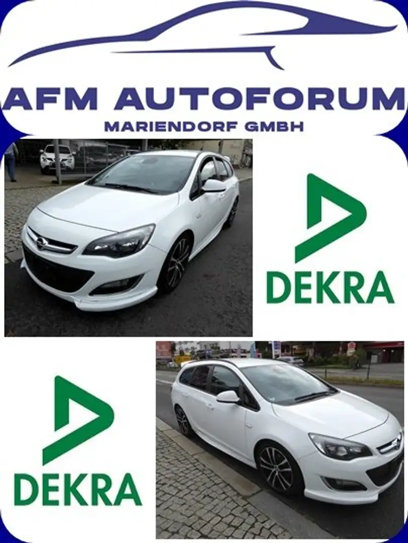 Opel Astra 1.4 Turbo Sports Tourer Sport--TÜV/AU NEU!!!-- Blanco - 1