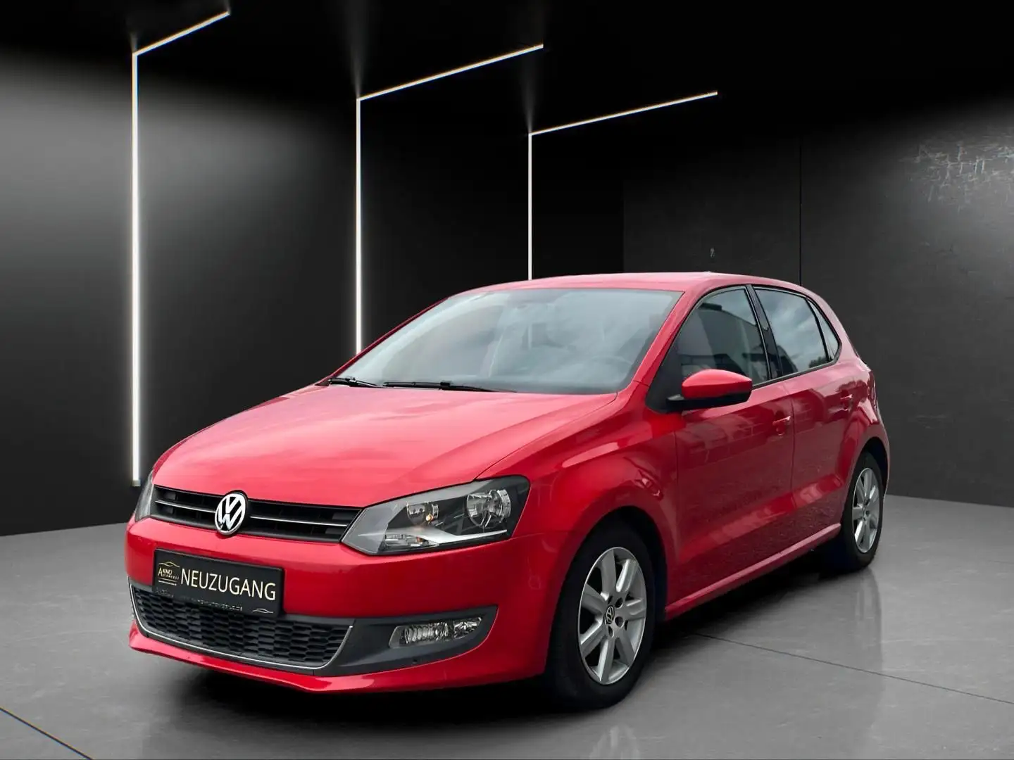 Volkswagen Polo V 1.6 TDI Highline *TÜVNEU*Standhz*AHK* Rot - 2