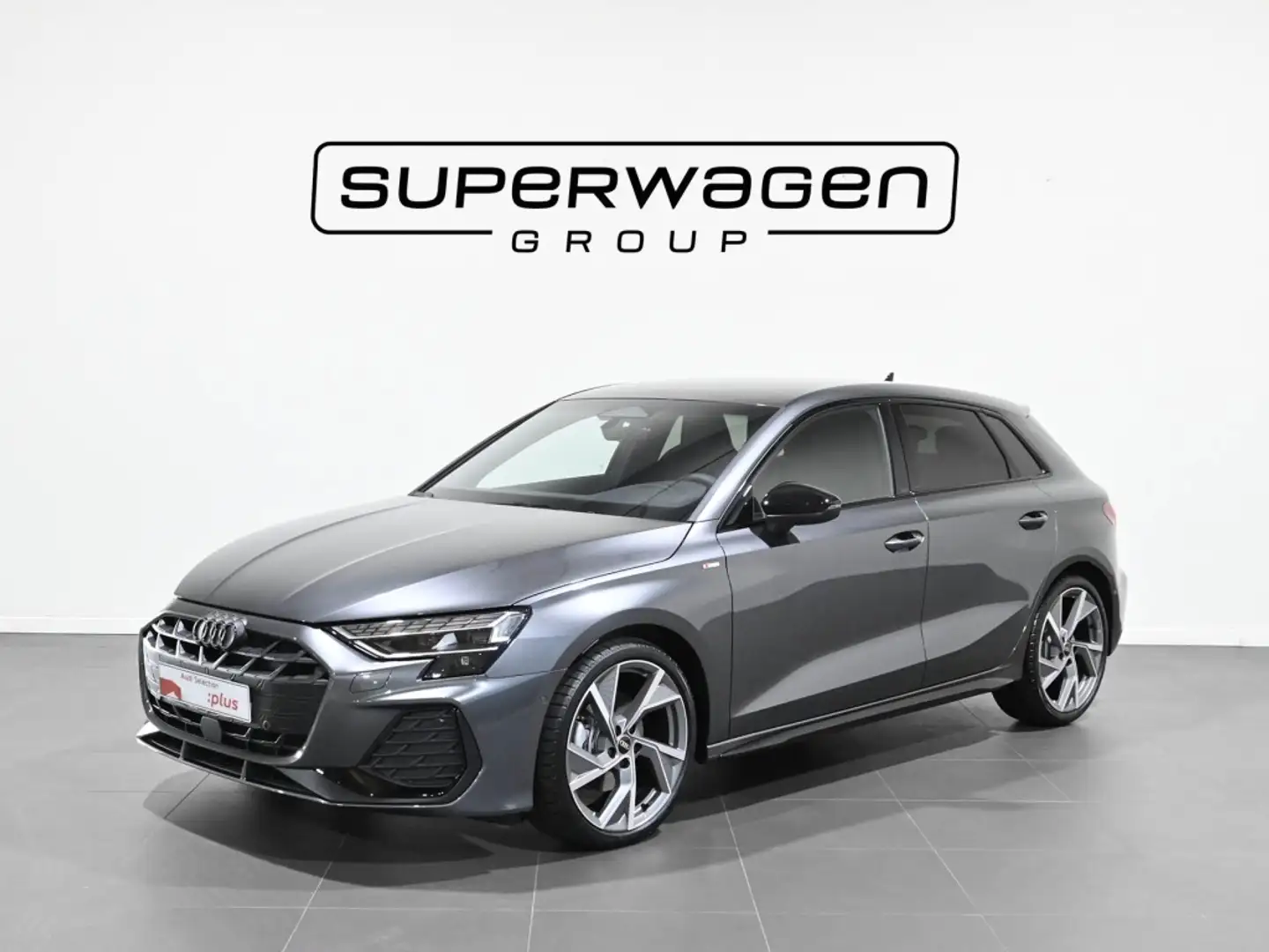 Audi A3 Sportback TDI Black line edition S tronic 110kW Gris - 1