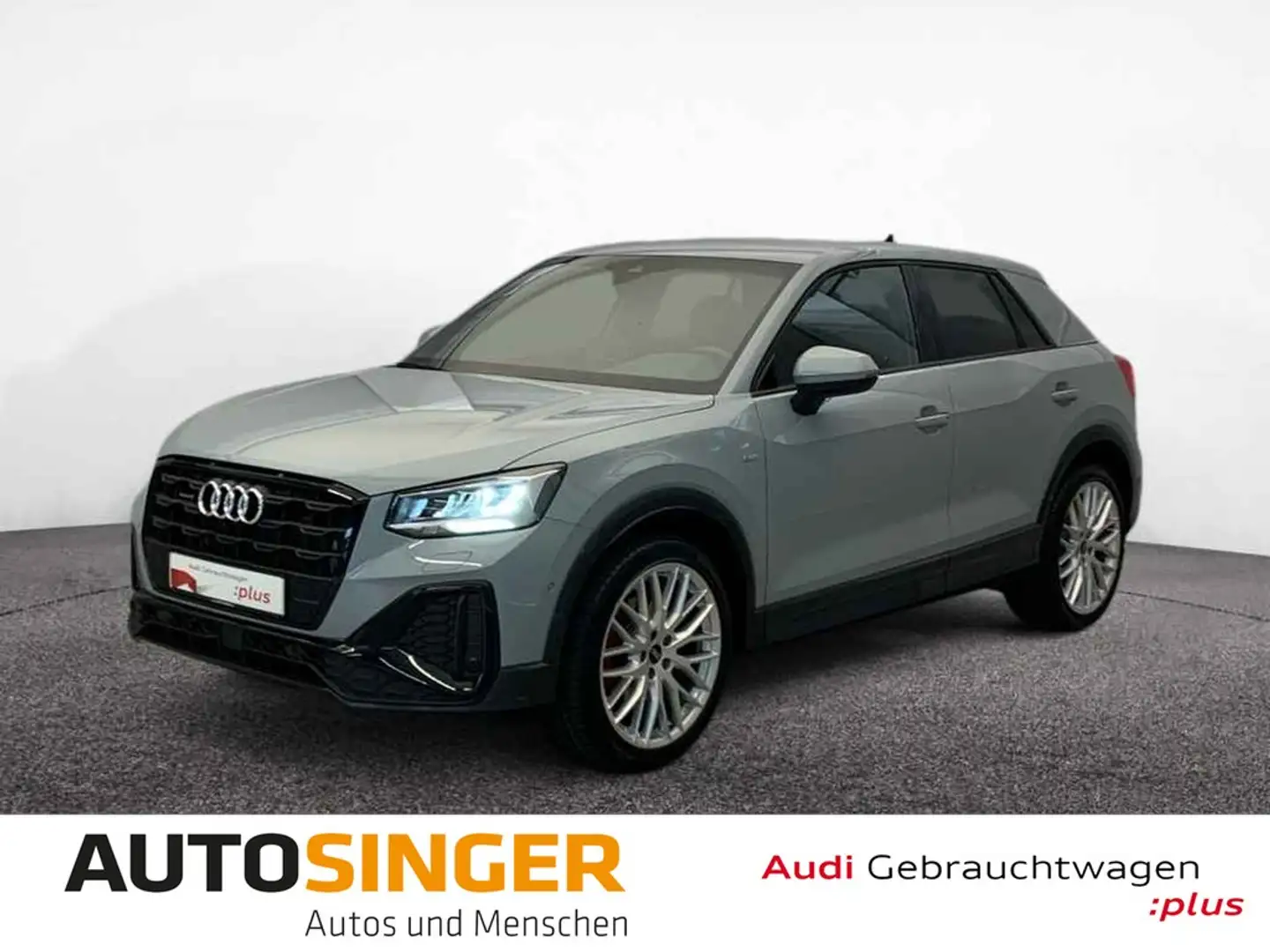 Audi Q2 40 TFSI qua 2x S line *AHK*NAVI*R-CAM*ALU19"* Grau - 1