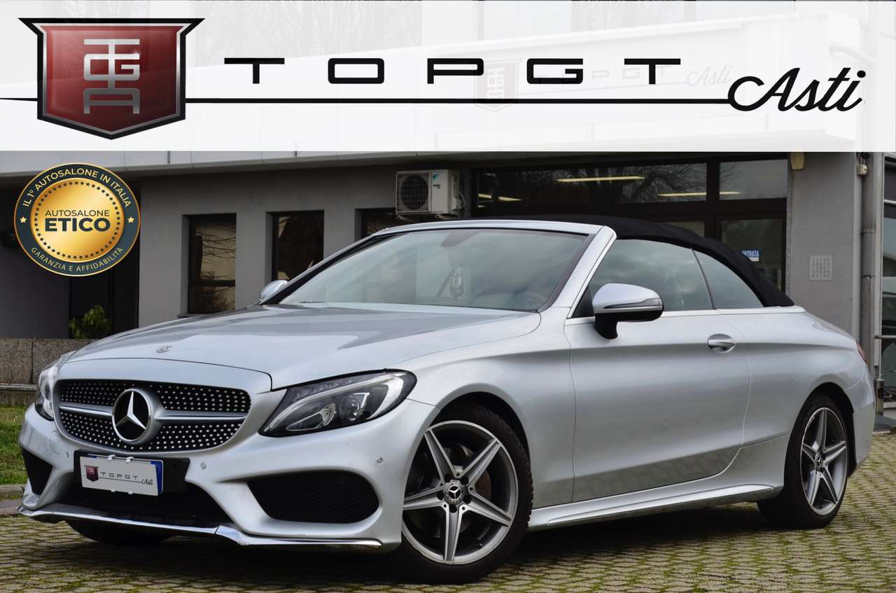 Mercedes-Benz C 180 Cabrio 180 Premium AMG 156cv aut SERVICE MERCEDES