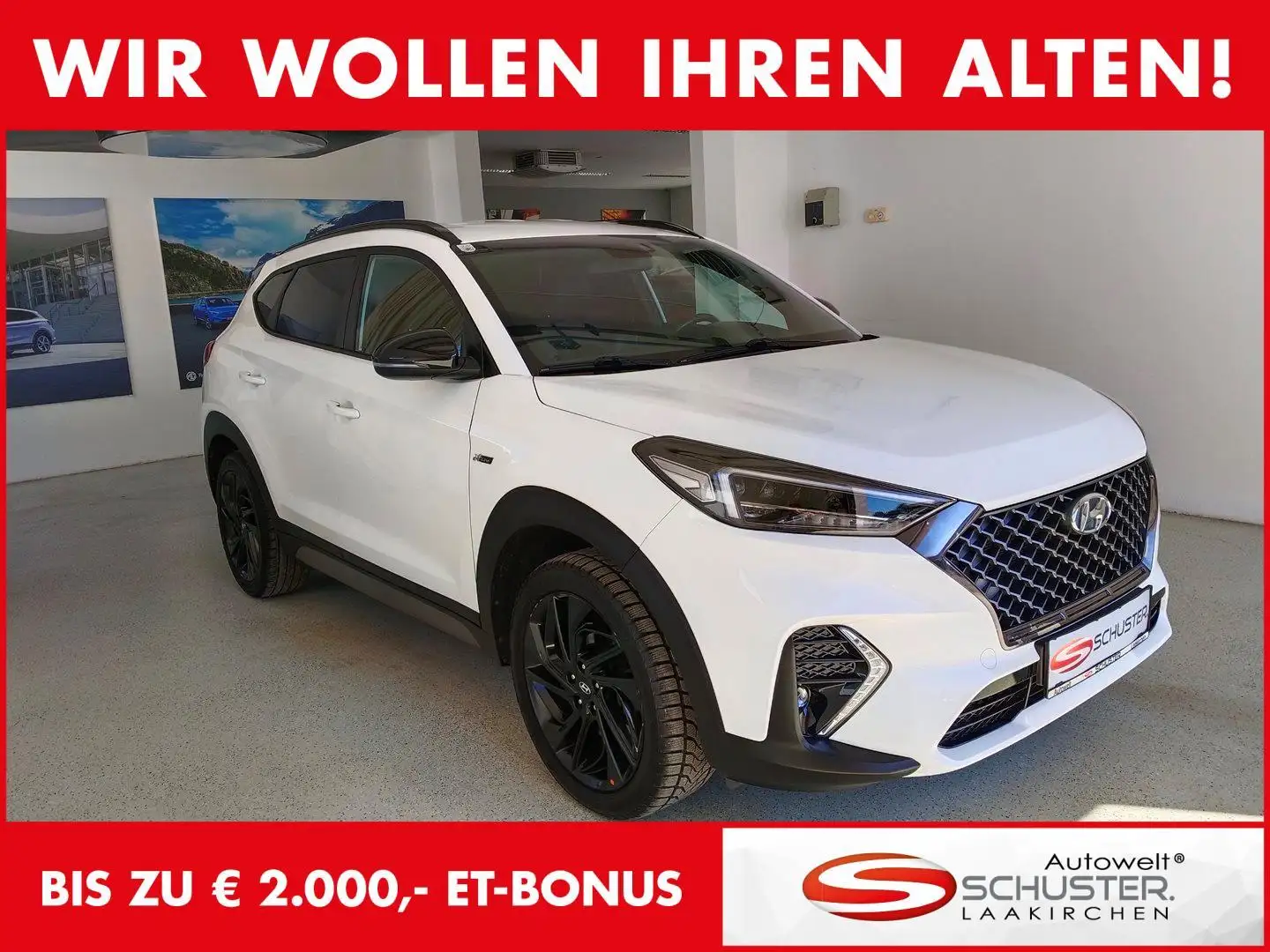 Hyundai TUCSON Tucson N-Line 1,6 Crdi 4WD DCT Weiß - 1