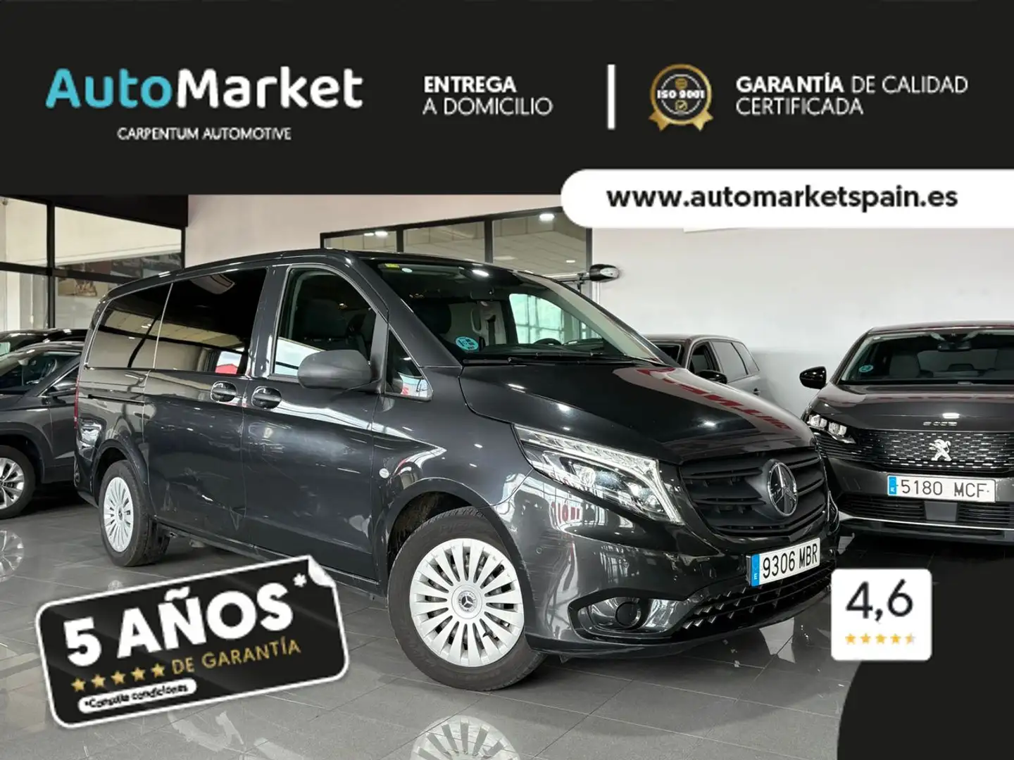 Mercedes-Benz Vito M1 Tourer 116 CDI Pro Larga 9G-Tronic Zwart - 1