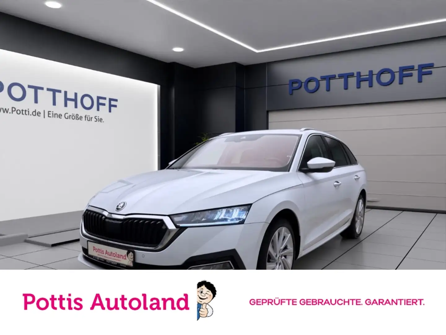 Skoda Octavia Combi 2.0 TDI DSG STYLE NAVI ACC SITZHZG PDC Weiß - 1