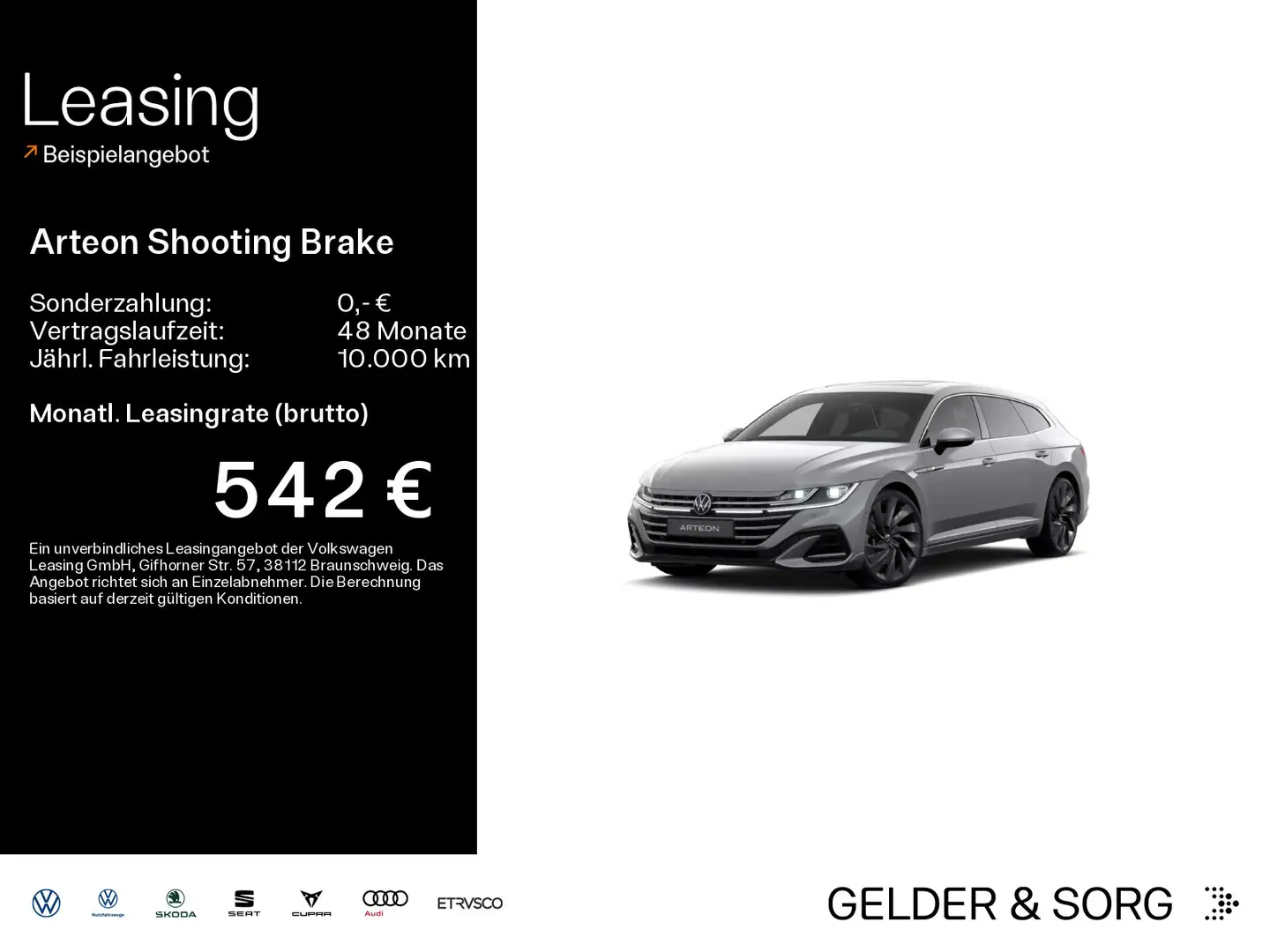 Volkswagen Arteon 2.0 TSI R-Line AHK*H&K*LED Silber - 1