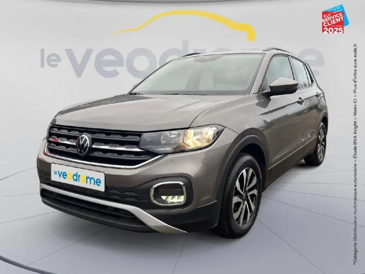 Volkswagen T-Cross 1.0 TSI 110ch Active DSG7 Gris - 1