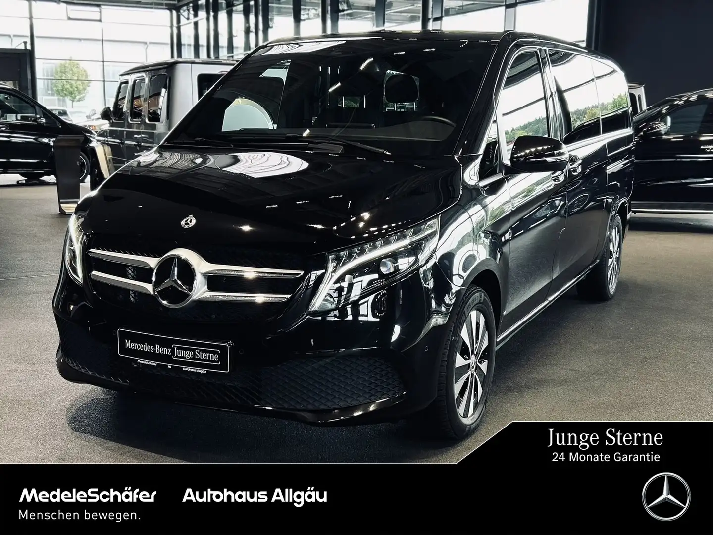 Mercedes-Benz V 300 V 300 d 4MATIC AVANTGARDE XL STHZ LED EL.TÜREN 4m Noir - 1