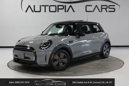 Gray 2023 MINI Cooper Hatchback Front-Wheel Drive Automatic