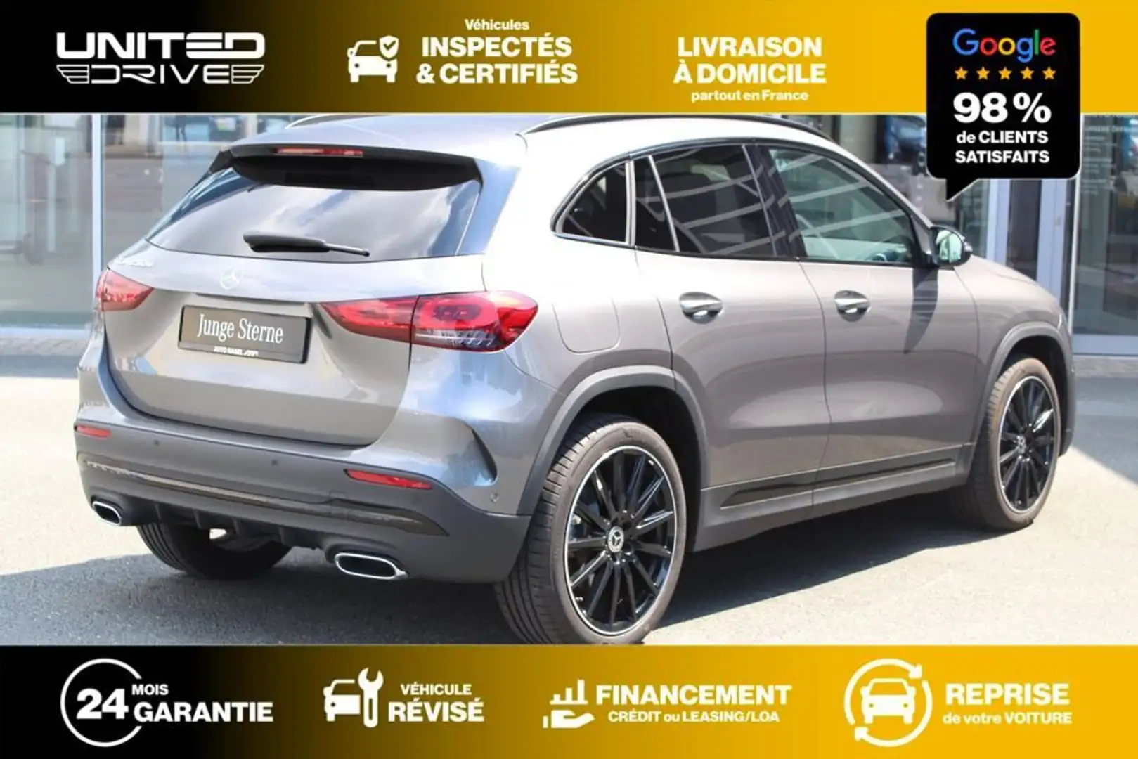 Mercedes-Benz GLA 250 E Pack AMG 218ch Gris - 2