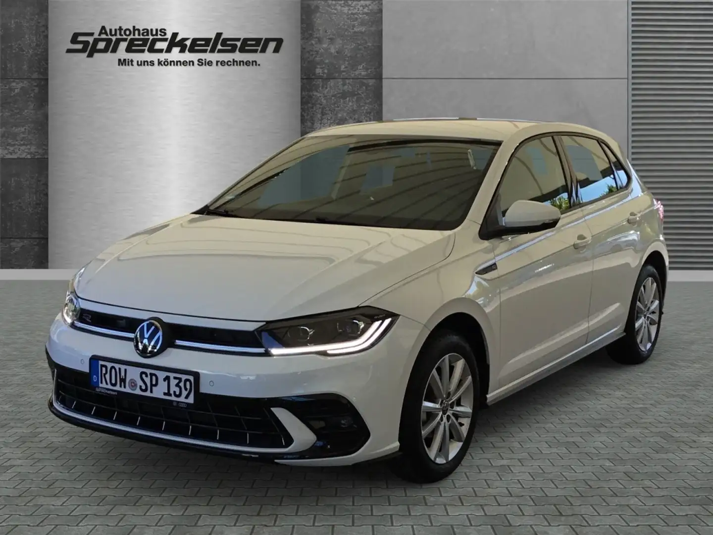Volkswagen Polo 1.0 TSI R-Line++IQ-Light++Navi++ACC++ Klima Navi Wit - 1