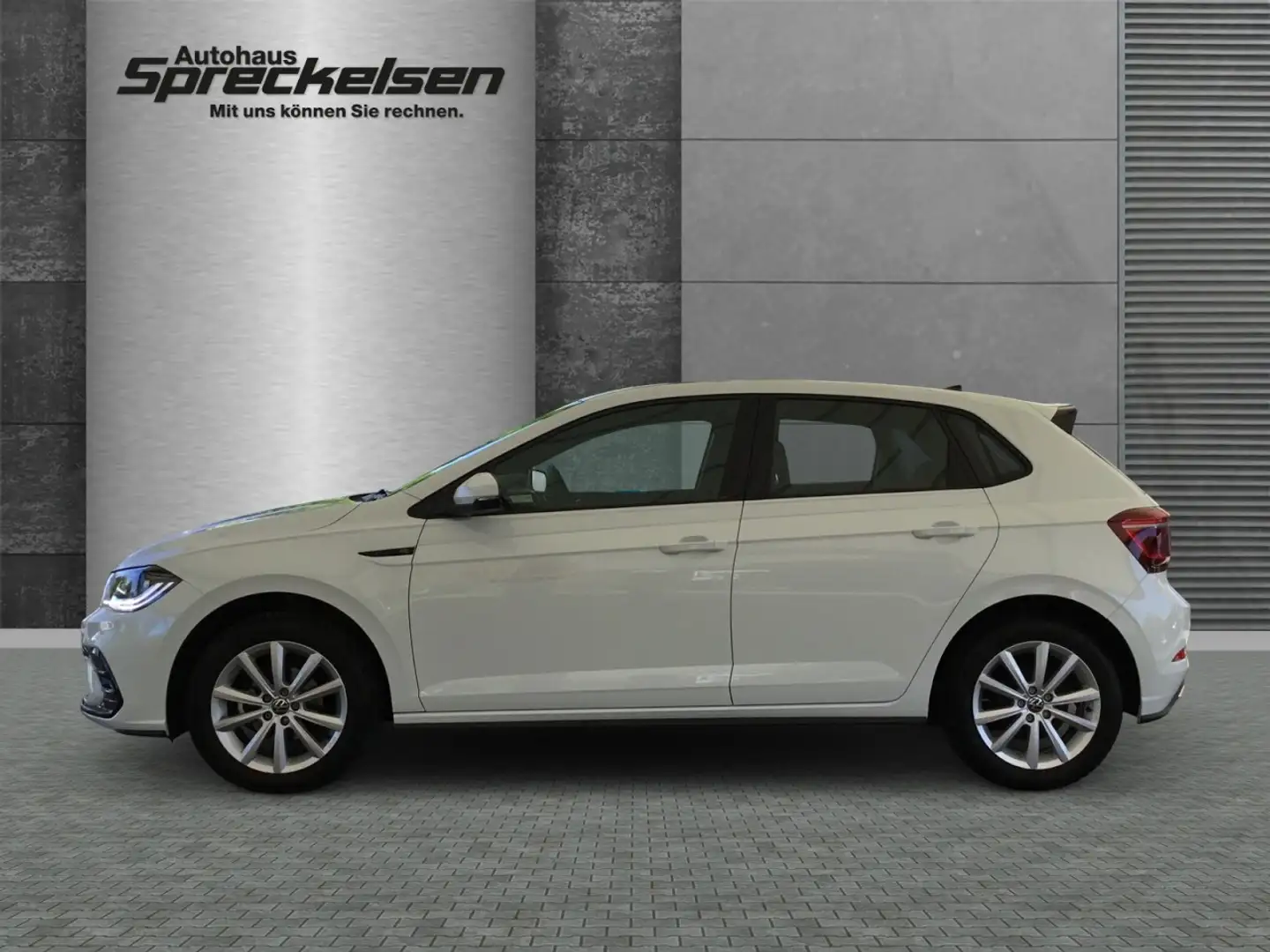 Volkswagen Polo 1.0 TSI R-Line++IQ-Light++Navi++ACC++ Klima Navi Wit - 2