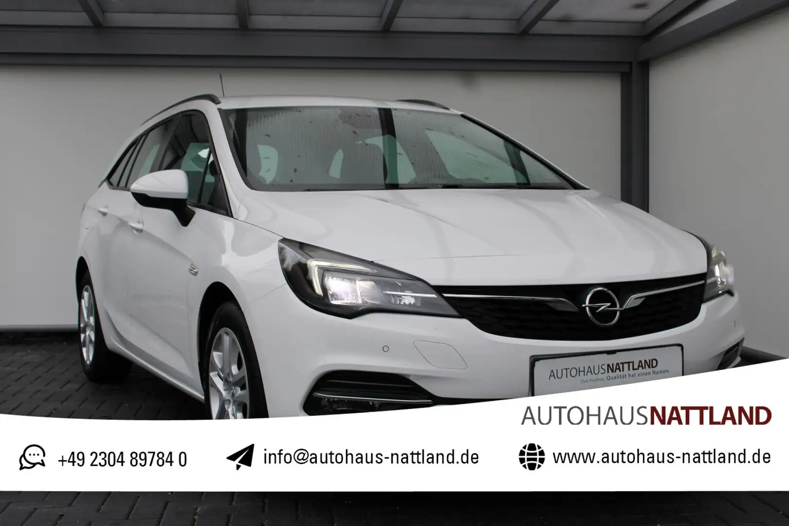 Opel Astra Sports Tourer Edition 1.5 CDTI Navi LED Weiß - 1
