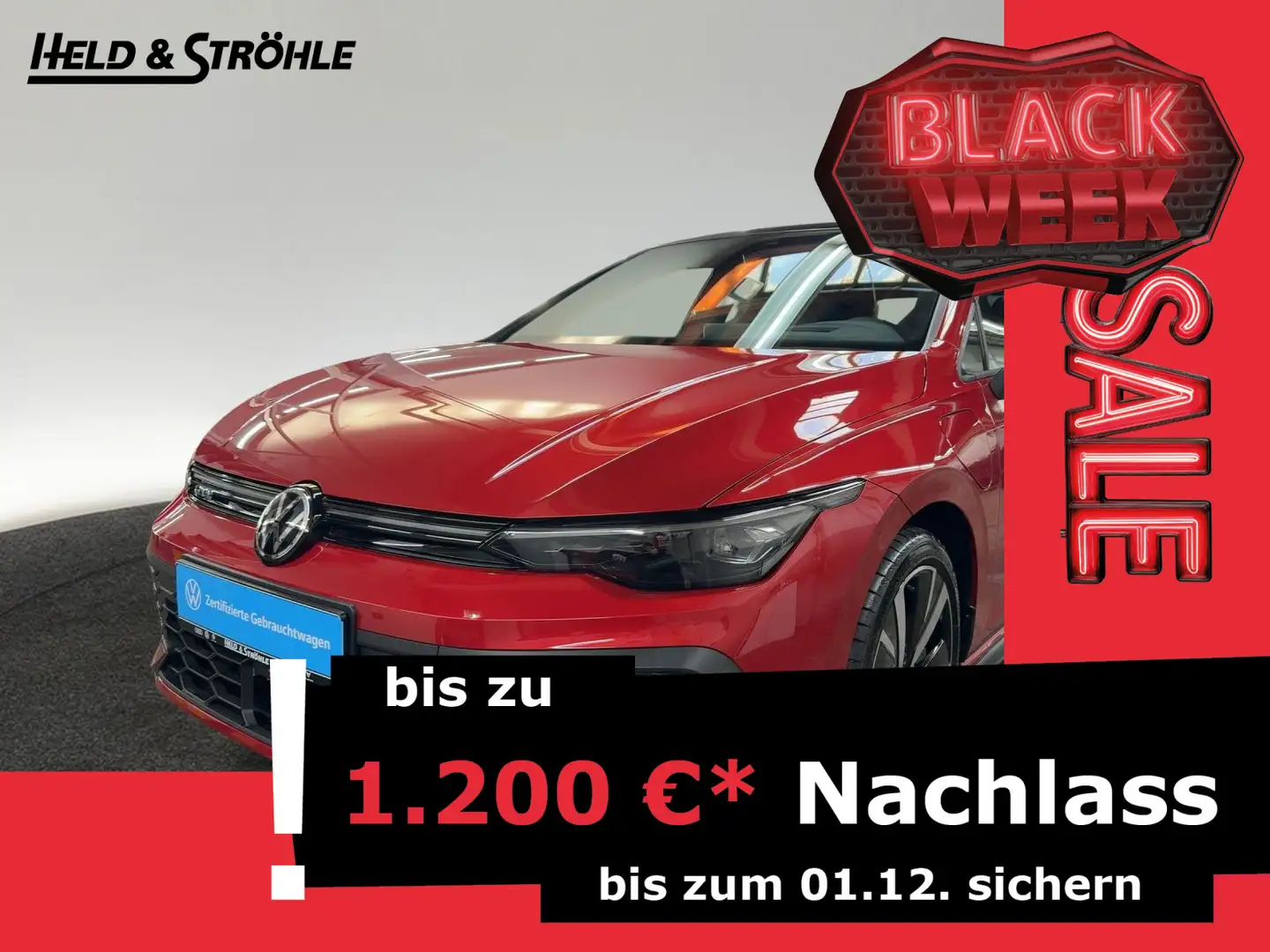 Volkswagen Golf GTE 8 GTE 1.5 eHybrid DSG NEUPREIS 59915 EUR Rood - 1